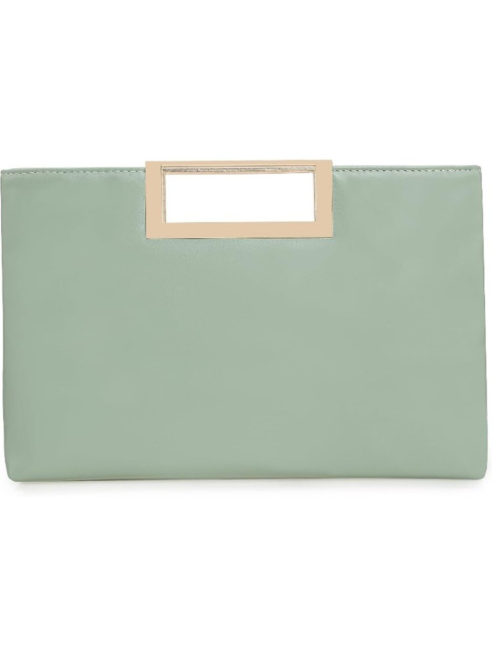 Women's Mint PU leather Evening Clutch Handbag Stylish Convertible Purse